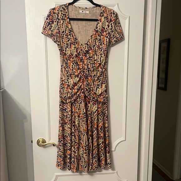 Multicolor Patterned Dress - Picture 1 of 3